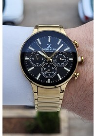 Resim Daniel Klein Dkıste2472 Erkek Kol Saati Altın 