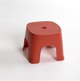 Resim Sones Ev Banyo Sıra Tabureleri Plastik Tabureler Kalınlaştırılmış Alçak Tabureler Kare Tabureler Küçük Banklar, Renk: Retro Kırmızı Çocuklar 