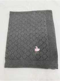 Resim belpa Kuğu Concept Triko Bebek Battaniyesi %100 Pamuklu,Baklava Desenli,Kız Bebek Erkek Bebek Battaniyesi,Kalın Triko Bebek Battaniyesi 
