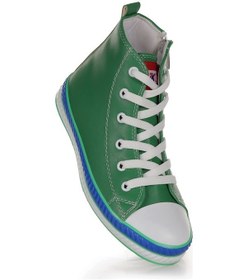 Resim Kiko Kids Pant Günlük Bağcıklı Fermuarlı Erkek Çocuk Spor Ayakkabı Yeşil Yeşil 