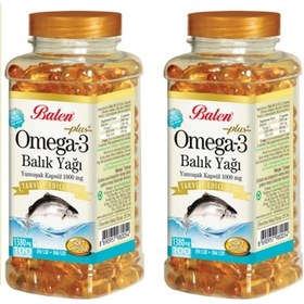 Resim Balen Omega 3 Balık Yağı 2 x 100 Yumuşak Kapsül 