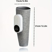 Resim 1 adet Elektrikli Bacak Masaj Aleti, Taşınabilir Şarjlı Diz Masaj Aleti, Ayak, Bacak Isıtma, Kablosuz Bacak Masaj Aleti, Noel, Anneler Günü, Babalar Günü Hediyesi. 