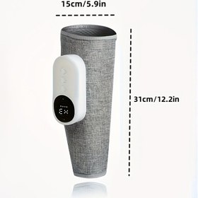 Resim 1 adet Elektrikli Bacak Masaj Aleti, Taşınabilir Şarjlı Diz Masaj Aleti, Ayak, Bacak Isıtma, Kablosuz Bacak Masaj Aleti, Noel, Anneler Günü, Babalar Günü Hediyesi. 