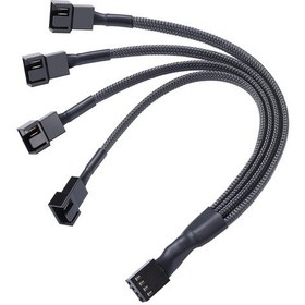 Resim 4 Pin PWM Fan Kontrol Kablosu 4p Dişi 3+3+3+4p Çoklayıcı PWM Kablo 