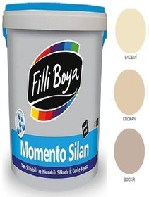 Resim Filli Boya Momento Silan Tam Silinebilir Yıkanabilir Silikonlu Ipek Mat Boya 2,5lt (bozkır) 