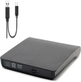 Resim Soylu Elektronik Harici DVD Sürücü USB 3.0 Veya Type-C CD DVD Yazıcı Okuyucu Taşınılabilir Pc Dizüstü Uyumlu 12.7mm 