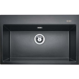 Resim Atlante Granit Evye Tekli Alttan Yapıştırma Siyah 285607 Premium Ve Dayanıklı Granit Evyesi Siyah 