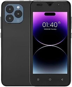 Resim 5in Ekran Cep Telefonu, Çift SIM ABS Malzeme HD Kamera Kilidi Açılmış Akıllı Telefonlar Ç Için Yüz Kilidini Açma (AB Tak) 