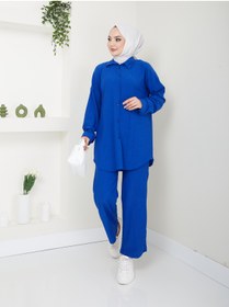 Resim VOLT CLOTHİNG Kadın Pantolonlu Tesettür Takım 