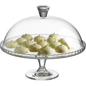 Resim Paşabahçe 95200 Patisserie Ayaklı ve Kapaklı Kek Fanusu 32 cm 
