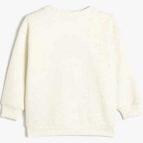 Resim Koton Erkek Çocuk Sweatshirt Ekru 5wkb10070tk 25ky59000154 Y5915 Ekru 