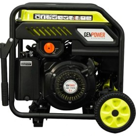 Resim Genpower Gbg 40ie Model 4 Kva, Benzinli, Marşlı, Tekerlekli Açık Tip, Dijital Inverter Monofaze ( 220 Volt) Portatif Jeneratör 