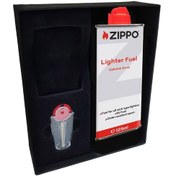 Resim Zippo Kutu İkmal Seti Bidon Benzin Taş Kutu Set 