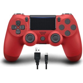 Resim Rever Ps4 Oyun Kolu Titreşimli Kablosuz Pc Uyumlu Playstation 4 Uyumlu Gamepad 