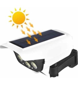 Resim Flamex LED Lamba-Güneş Paneli Destekli Uzaktan Kumandalı Solar LED Lamba 