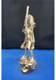 Resim Herkül Antik Yunan Kahramanı Heykeli- 27 Cm Herakles Biblo Ev Ofis Hediyelik Altın 