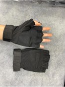 Resim Outdoor One Taktik Eldiven Kemiksiz Haki-Siyah-Bej 