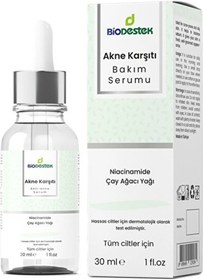 Resim Biodestek Çay Ağacı Yağlı Akne Karşıtı Bakım Serumu 30 ML 