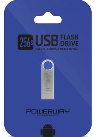 Resim Powermaster Powerway 256gb Metal Flash Bellek 2.0 Usb Bellek 