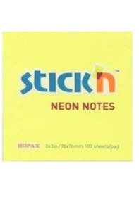 Resim Gıpta Stickn Eco Notes 100 Yaprak Pastel Sarı Yapışkanlı Not Kağıdı 76 X 76 Mm 