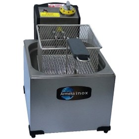 Resim Armeka 5 L 3000 W Tek Hazneli Elektrikli Fritöz 
