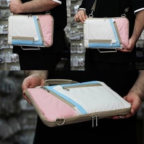 Resim Microcase Apple iPad A16 11. Jenerasyon (2025) ile Uyumlu Tablet Çanta+Türkçe Bluetooth Klavye +Mouse+ Standı - Pembe AL4382 