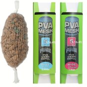 Resim 25mm/37mm, 5m PVA Ağ Balık Yem Torbaları - Sazan Balığı Yemleme, Yemler ve Kanca Yem Sarma için Mükemmel!, Dayanıklı Ağ,Yırtılmaya Dayanıklı Kumaş,Profesyonel Balıkçılar 