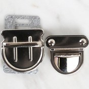 Resim Loren Metal Çanta Kilidi Gümüş 