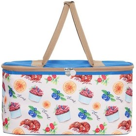 Resim Superbag 22 Litre Piknik/kamp Çantası Sepeti. Termal Termos Çanta Sıcak-soğuk Verona-20250141 Verona Çok Renkli 