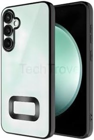 Resim Galaxy S23 Fe Kılıf Kamera Korumalı Logo Gösteren Zore Omega Kapak Siyah 