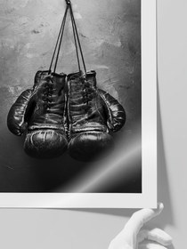 Resim Vintage Boks Eldiveni - Art Print - Hahnemühle Photo Pearl · Prestige / 50x70 cm 