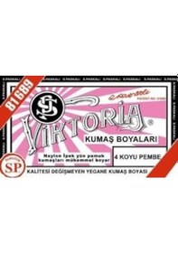 Resim 4 Koyu Pembe Renk Kumaş Boyası Viktoria 