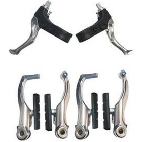 Resim Bisiklet Fren Takımı V-brake Aliminyum Nikel 