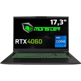 Resim Monster Tulpar T7 V20.6.4 Intel Core i7 13700H 16 GB RAM 1 TB SSD 8 GB RTX 4060 FreeDos 17,3" FHD 144 Hz Oyun Bilgisayarı 