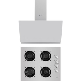 Resim Ferre Grey Grion 2'li Ankastre Set ( G 2140 Ce Ankastre Ocak + D031 Davlumbaz ) 