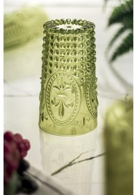 Resim Akrilik Koyu Yeşil Tekli Uzun Bardak & Su Meşrubat Bardağı 750 Ml Büyük Boy & Cam Değildir 