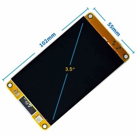 Resim Genel Markalar ESP32-48S035 3.5 inch Kapasitif Dokunmatik Tft Lcd Modül 320x480 Pixel Rgb Led Ldr Usb Uart IO Sens 