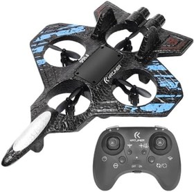 Resim teknosepetim Uzaktan kumandalı F166 uçak Kumandalı Drone 4 motorlu Havada Sabit Kalan Şavaş ucağı 