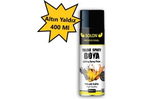 Resim 20 Adet (1 Koli) Akrilik Altın Yaldız Sprey Boya 400 Ml. 
