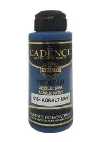Resim Cadence 0158 Kobalt Mavi Premium Akrilik Boya 120 Ml 