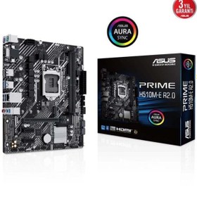 Resim ASUS Prıme H510m-e R2.0 Ddr4 Hdmı-dp Pcıe 3.0 1200p V2 Matx 