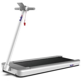 Resim Robx E7 Katlanabilir 6km ve 12km Hız 120kg Taşıma Dokunmatik Panel Koşu Bandı Beyaz 