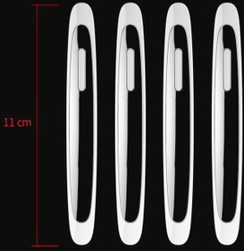 Resim Sones 3r-2164 Araba Kapısı Çarpışma Önleyici Şerit Etiketi Beyaz 