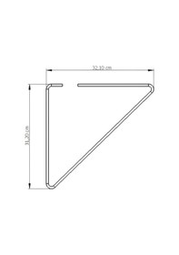 Resim Edora Home 10'lu Siyah Elbise Askısı Tişört Askısı - Metal Paslanmaz Siyah 