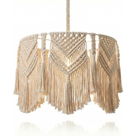 Resim Hobilen 40 cm 2 Halkalı Gümüş Metal Serbest Avize Iskeleti 