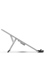 Resim Dizüstü Bilgisayar Standı Yüksekliği Ayarlanabilir Katlanabilir Havalandırmalı Dizüstü Bilgisayar Standı Tüm Dizüstü Bilgisayarlarla Uyumlu 10-17,3 ", Macbook,, Alienware,. 