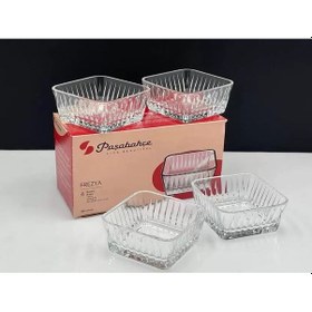 Resim Paşabahçe Frezya 530313 Kase 4 Lü şeffaf 