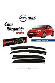 Resim Mega Oto Market Fiat Punto 2005-2016 Uyumlu Cam Rüzgarlık Mugen Tip 