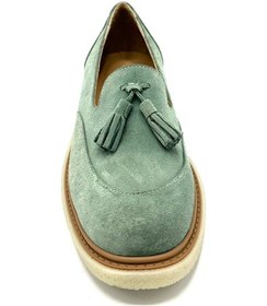 Resim Maldives Süet Martedi Hakiki Deri Kadın Loafer Ayakkabı Turkuaz 