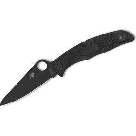 Resim Spyderco Pacific Salt 2 Black Lightweight Black Blade Plainedge Çakı Siyah 